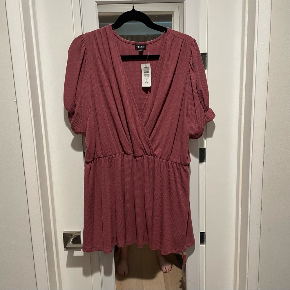 Torrid babydoll blouse